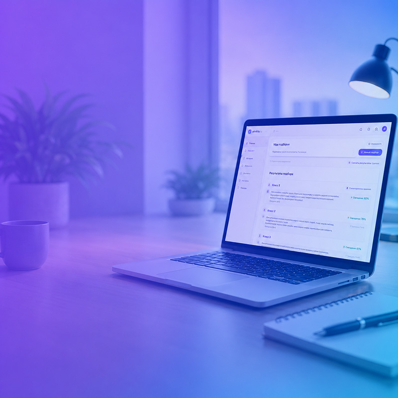 Рабочее место с интерфейсом aimktu.ru